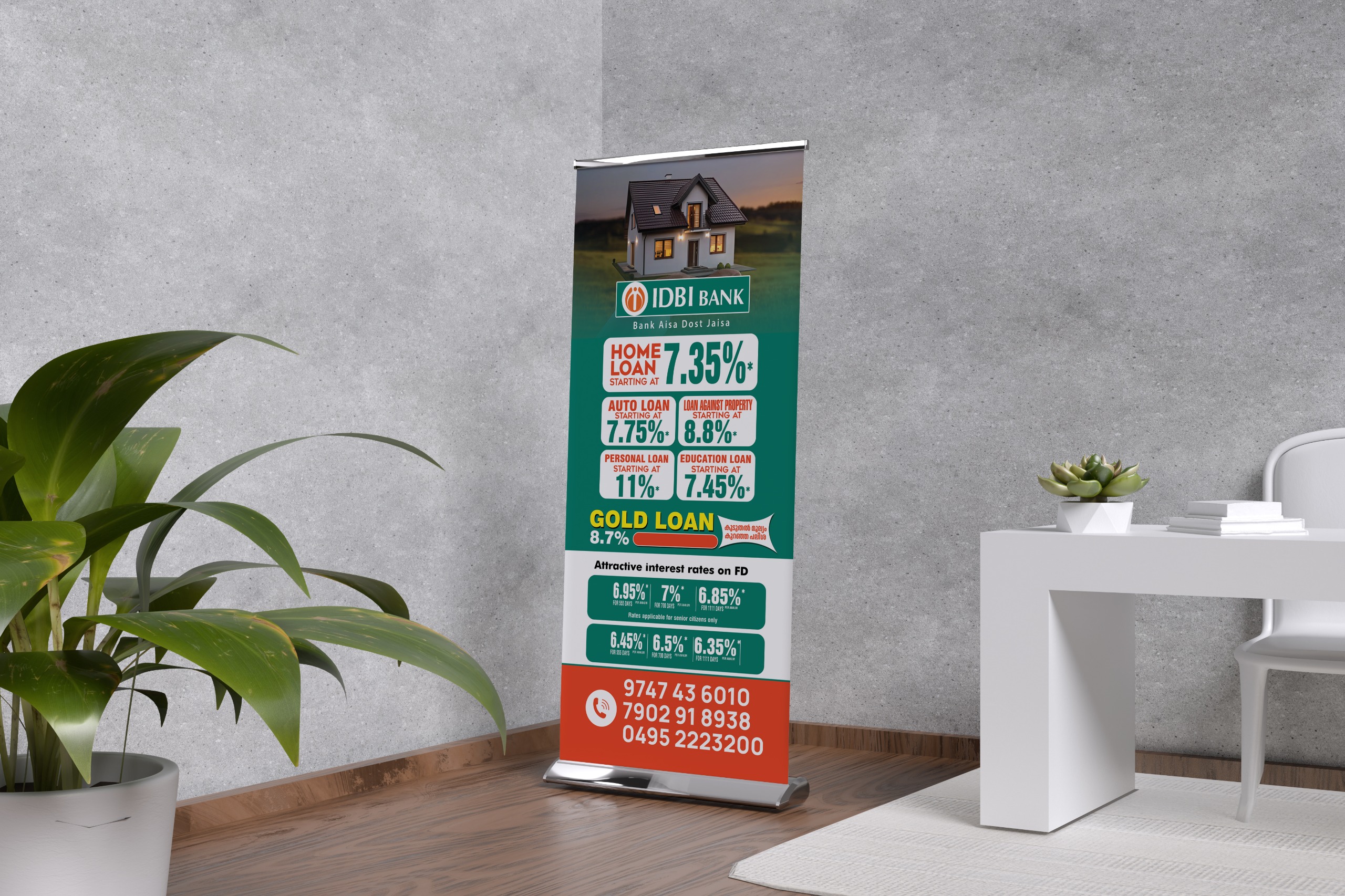 Acrylic QR Standee